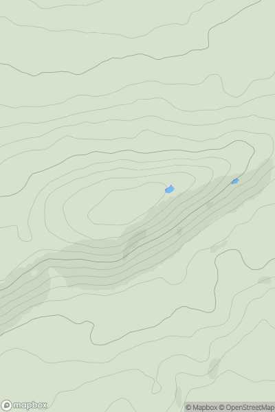 Thumbnail image for Billinge Hill [Lancashire, Cheshire and S Pennines] [SD657281] showing contour plot for surrounding peak